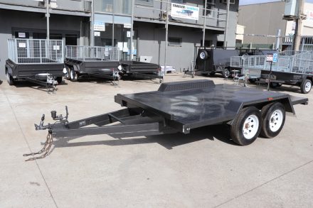 14x6x6 Semi Flat Top Car Carrier Trailer