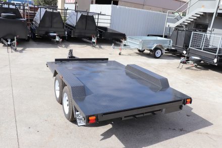 14x6x6 Semi Flat Top Car Carrier Trailer