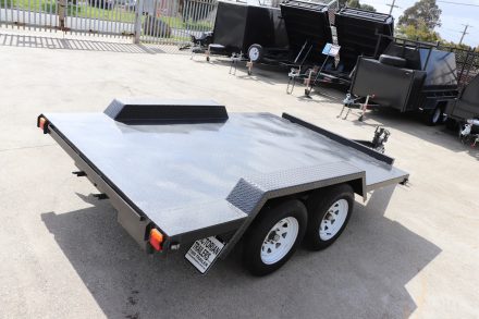 14x6x6 Semi Flat Top Car Carrier Trailer