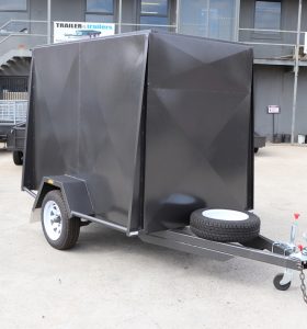 7x4 Van Trailers Heavy Duty 5ft high